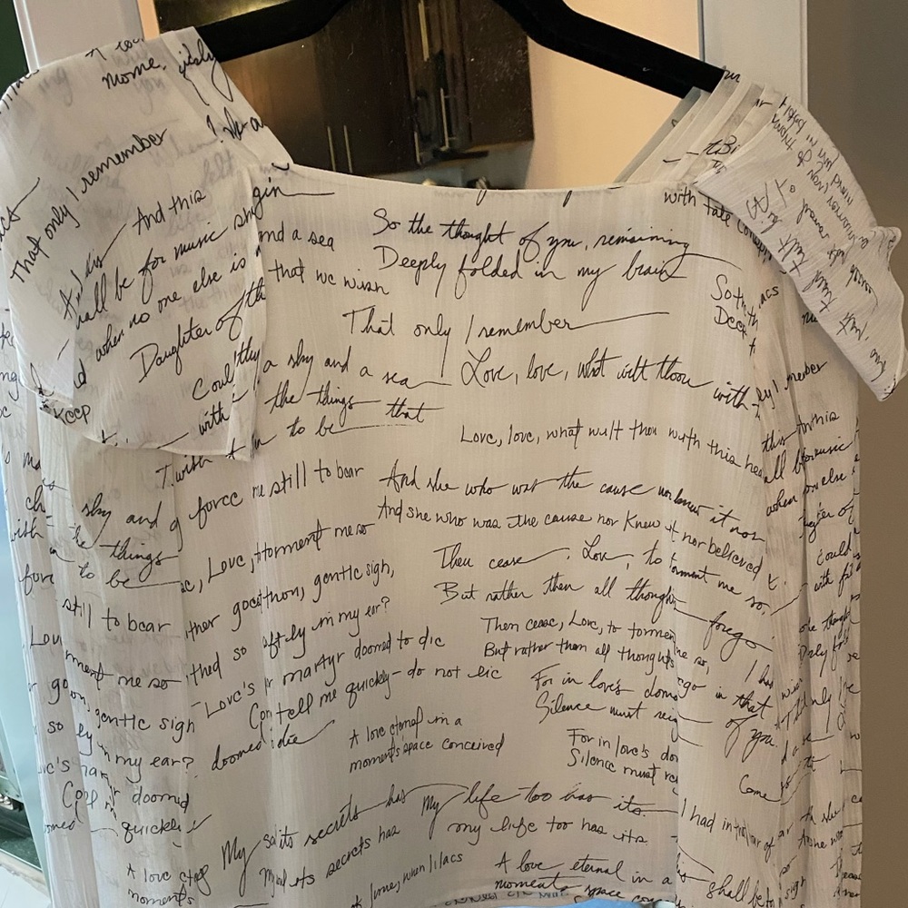 Club Monaco long sleeve blouse